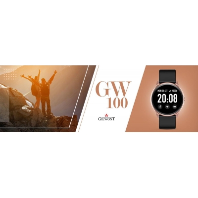 Smartwatch Giewont GW100-3 Różowo-Czarny-158887