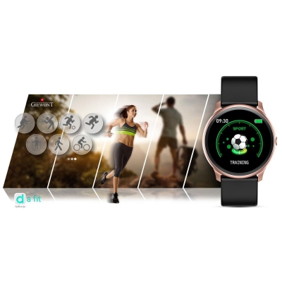 Smartwatch Giewont GW100-3 Różowo-Czarny-158892