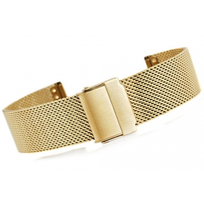 Bransoleta - Siatka Mesh Gold PVD 18 mm gr 1,7 mm-70778