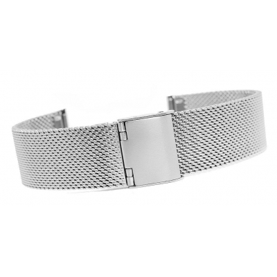 Bransoleta - Siatka Mesh Silver JKIPS18 mm gr 2,0 mm-70806