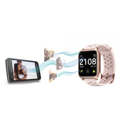 SMARTWATCH RUBICON RNCE58 ROSE GOLD-71590