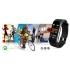 Smartband Rubicon CZARNY RNCE59-5+ Pasek Różowy-71506