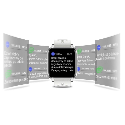 SMARTWATCH RUBICON RNCE58 SILVER-71608