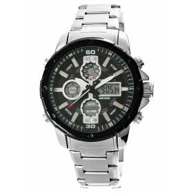 Zegarek Męski Perfect A8026B-2 Dual Time Iluminacja i Fluorescencja-76751