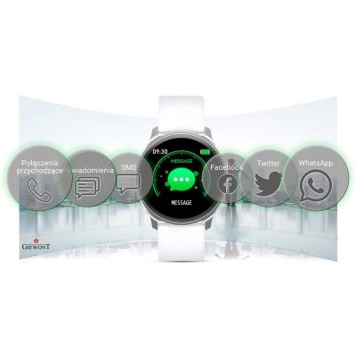 Smartwatch Giewont GW100-1 Srebrny-79638