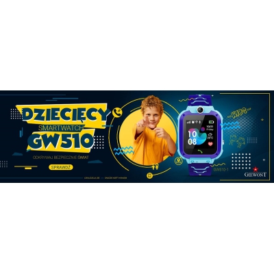 Smartwatch Dziecięcy Giewont SIM SOS GW510-2 BLUE-81360