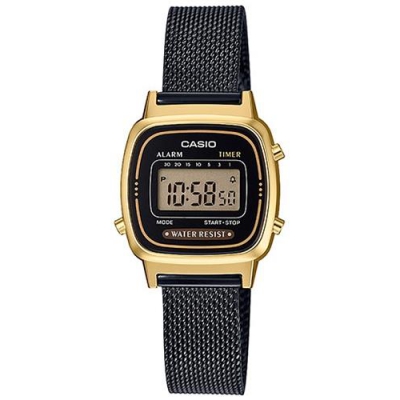 CASIO VINTAGE GENT GOLD MESH BLACK-90551